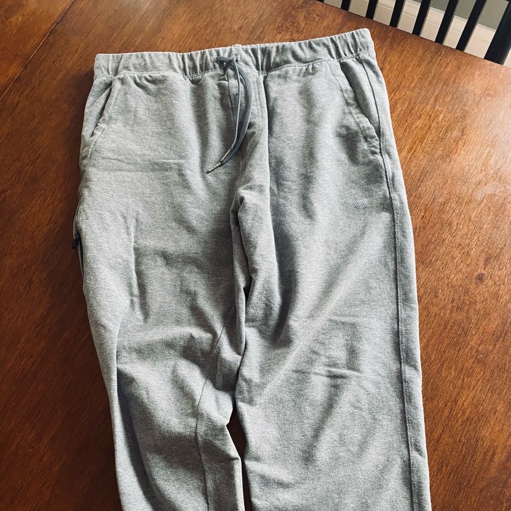 Mack Weldon - Ace Sweatpant - Tall, Large, grey heather